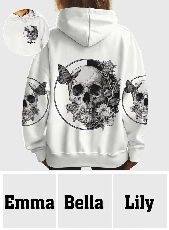 White Skull - Personalized Skull All Over Shirt