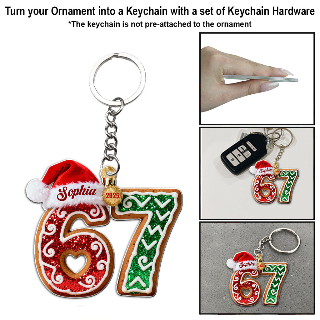 Six Seven - Personalized Christmas Ornament