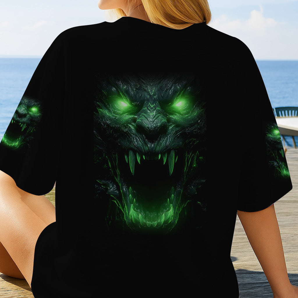 Glowing Skull - Personalized Skull All Over Shirt