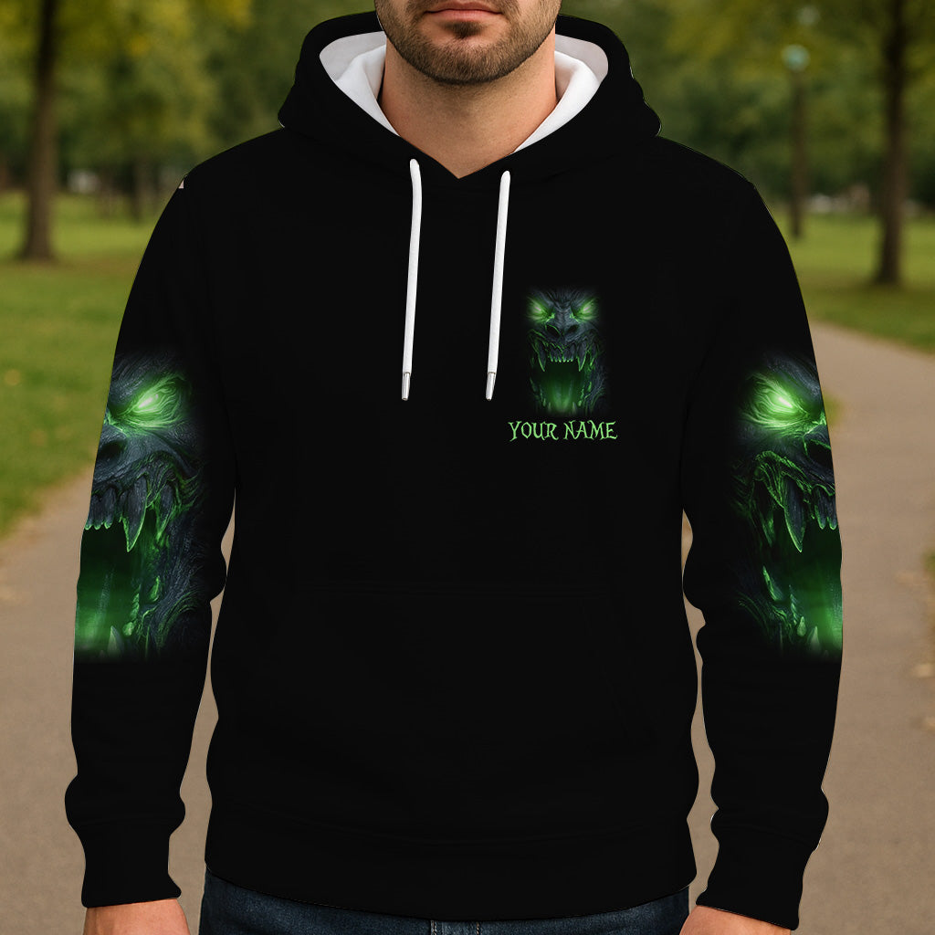 Glowing Skull - Personalized Skull All Over Shirt