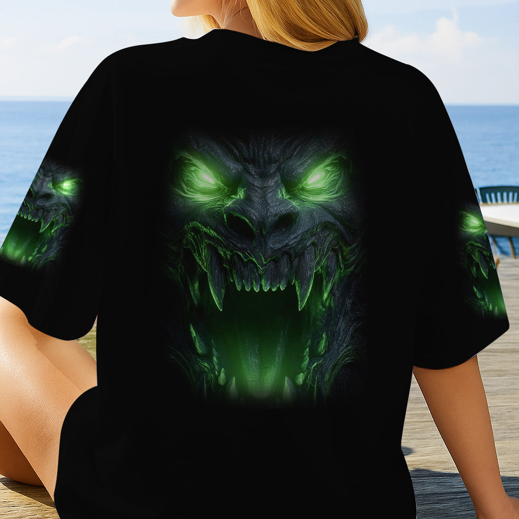 Glowing Skull - Personalized Skull All Over Shirt