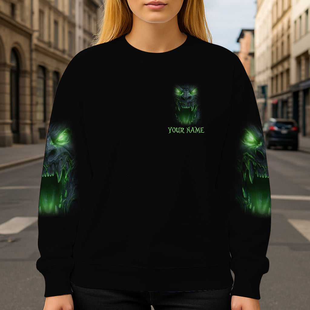 Glowing Skull - Personalized Skull All Over Shirt