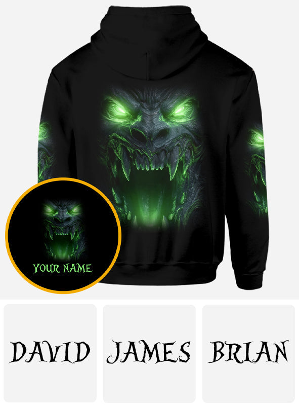 Glowing Skull - Personalized Skull All Over Shirt