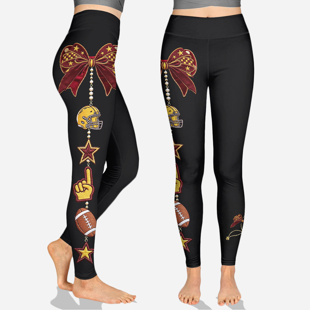 Love Football - Personalized Football Hoodie and Leggings