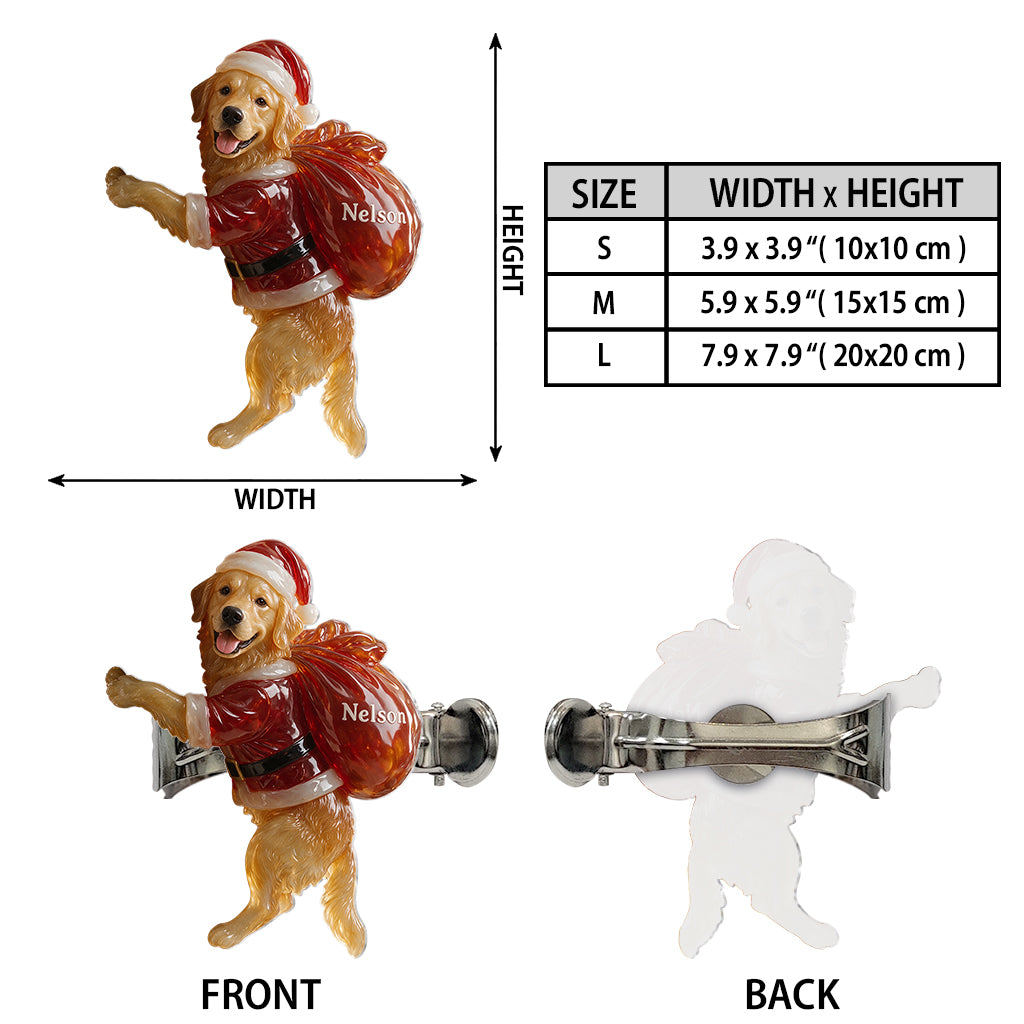 Merry Dogmas - Personalized Dog Curtain Tieback