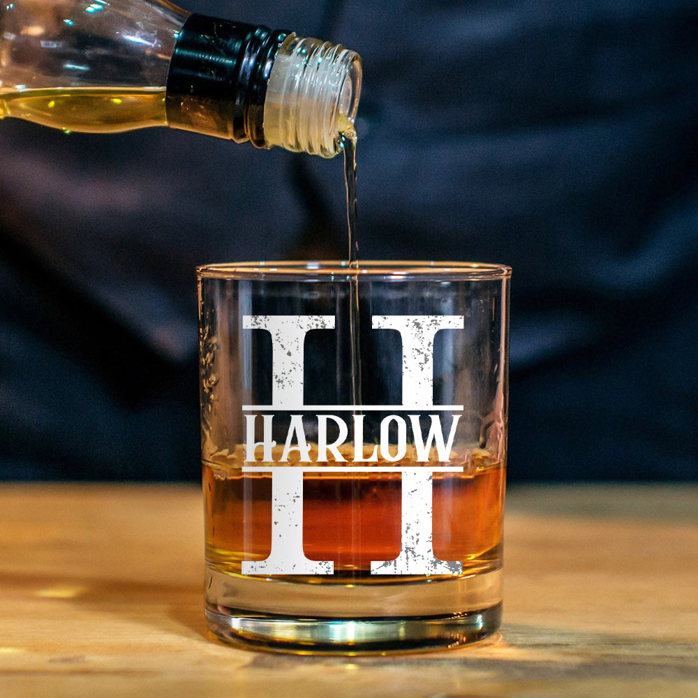 Whiskey Lover Gift - Personalized Father Whiskey Decanter Set