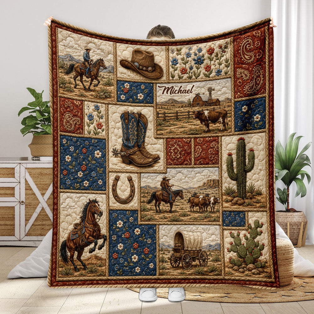 Love Western - Personalized Western Outfit Blanket