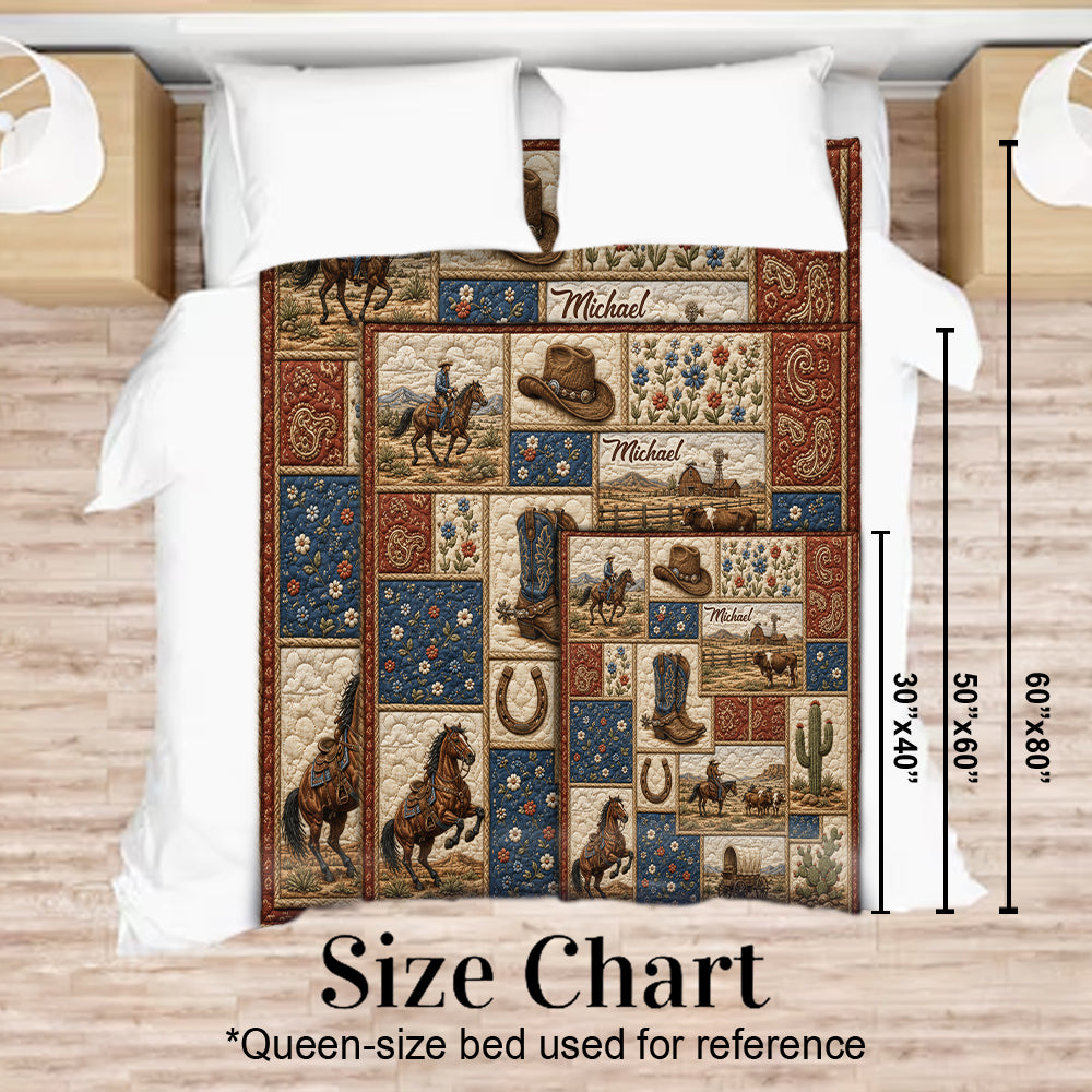 Love Western - Personalized Western Outfit Blanket