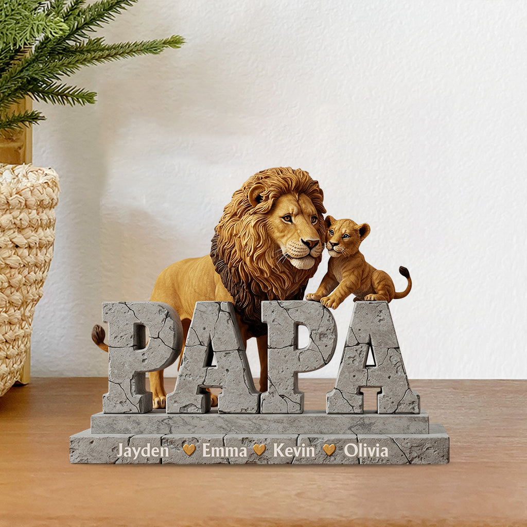 Best Dad Ever - Personalized Father Custom Shaped Acrylic Plaque