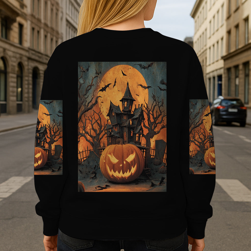 Halloween Castle - Personalized Halloween All Over Shirt