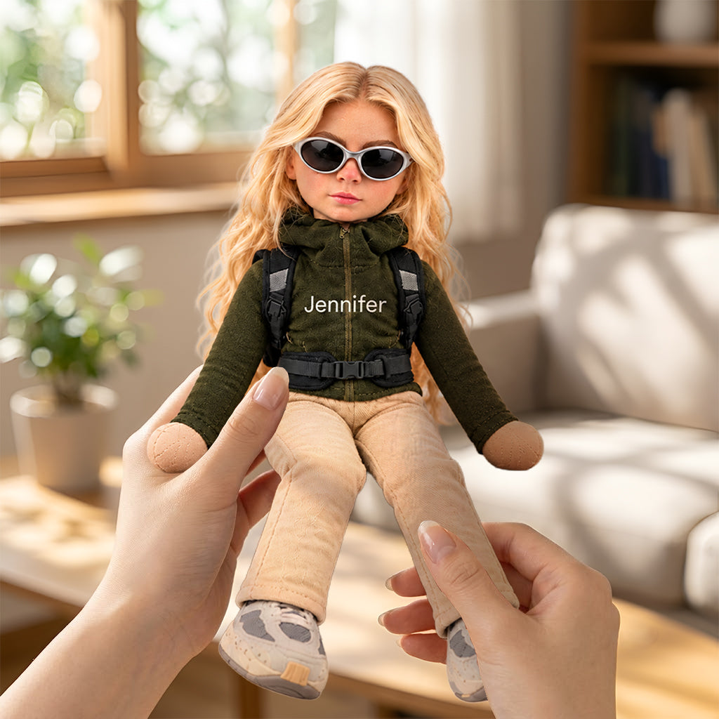 Hiking Expert - Personalized Hiking Posable Plush Doll