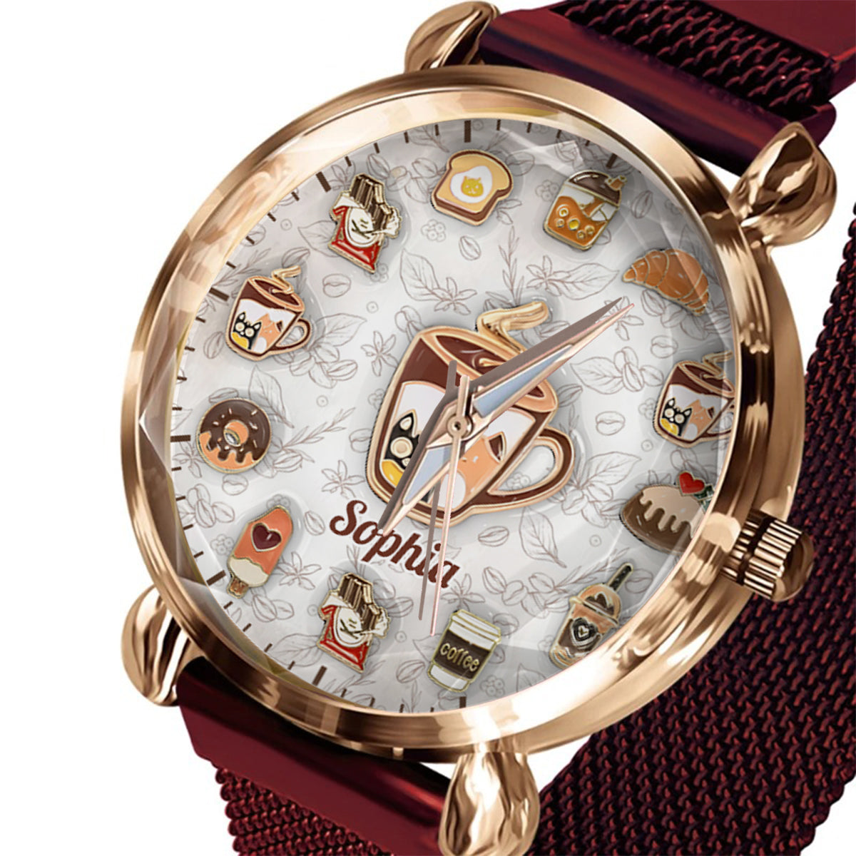 Coffee Mode - Personalized Coffee Women Hand Watch
