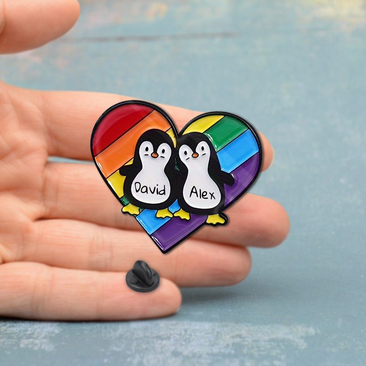 Love Is Love - Personalized LGBT Support Pin