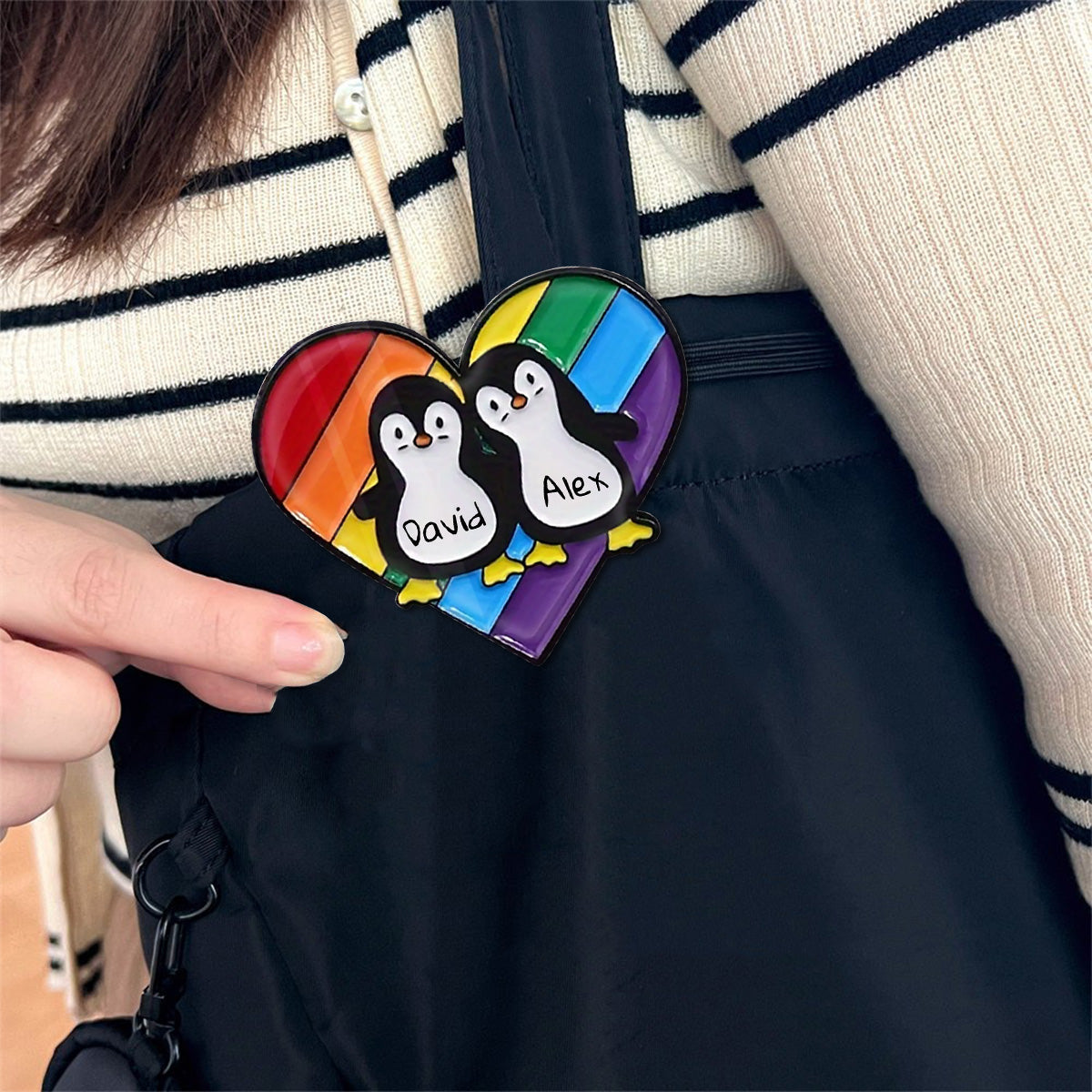Love Is Love - Personalized LGBT Support Pin