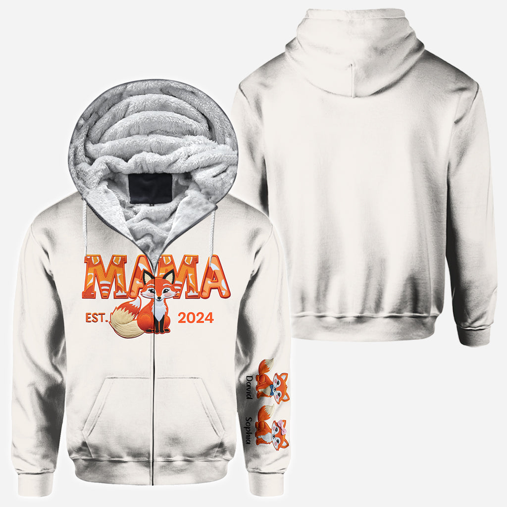 Mama Fox - Personalized Mother All Over Shirt