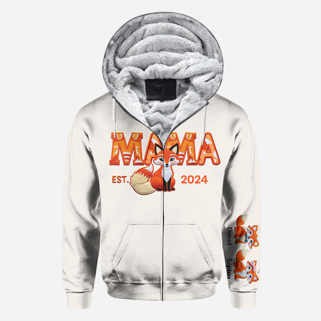 Mama Fox - Personalized Mother All Over Shirt