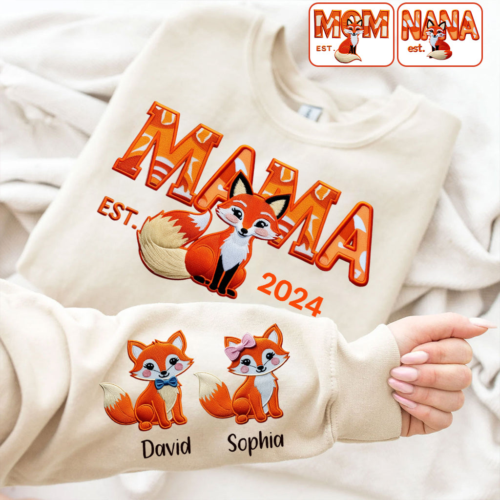 Mama Fox - Personalized Mother All Over Shirt