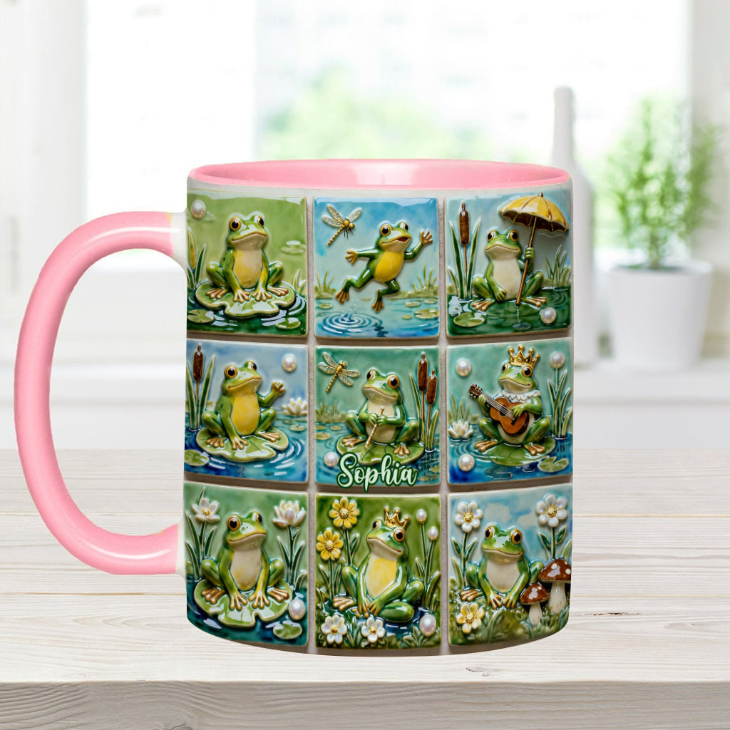 Love Frog - Personalized Frog Accent Mug