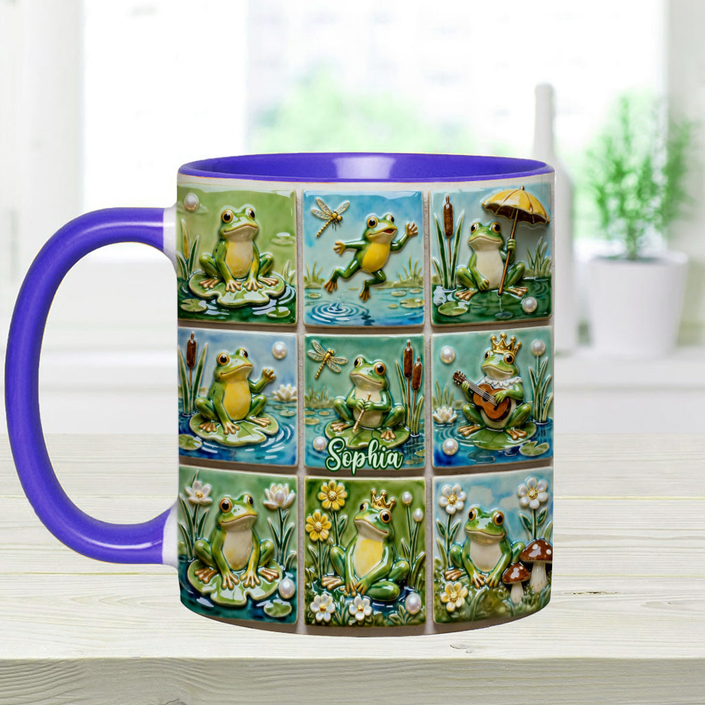 Love Frog - Personalized Frog Accent Mug