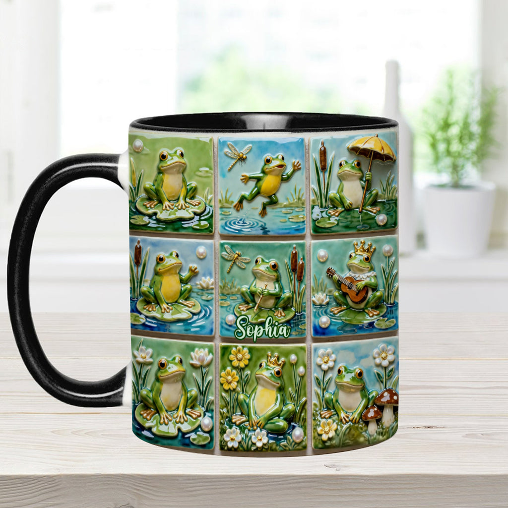 Love Frog - Personalized Frog Accent Mug