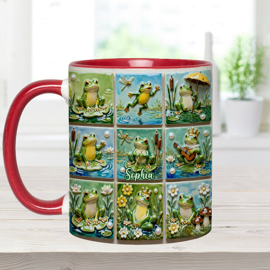 Love Frog - Personalized Frog Accent Mug