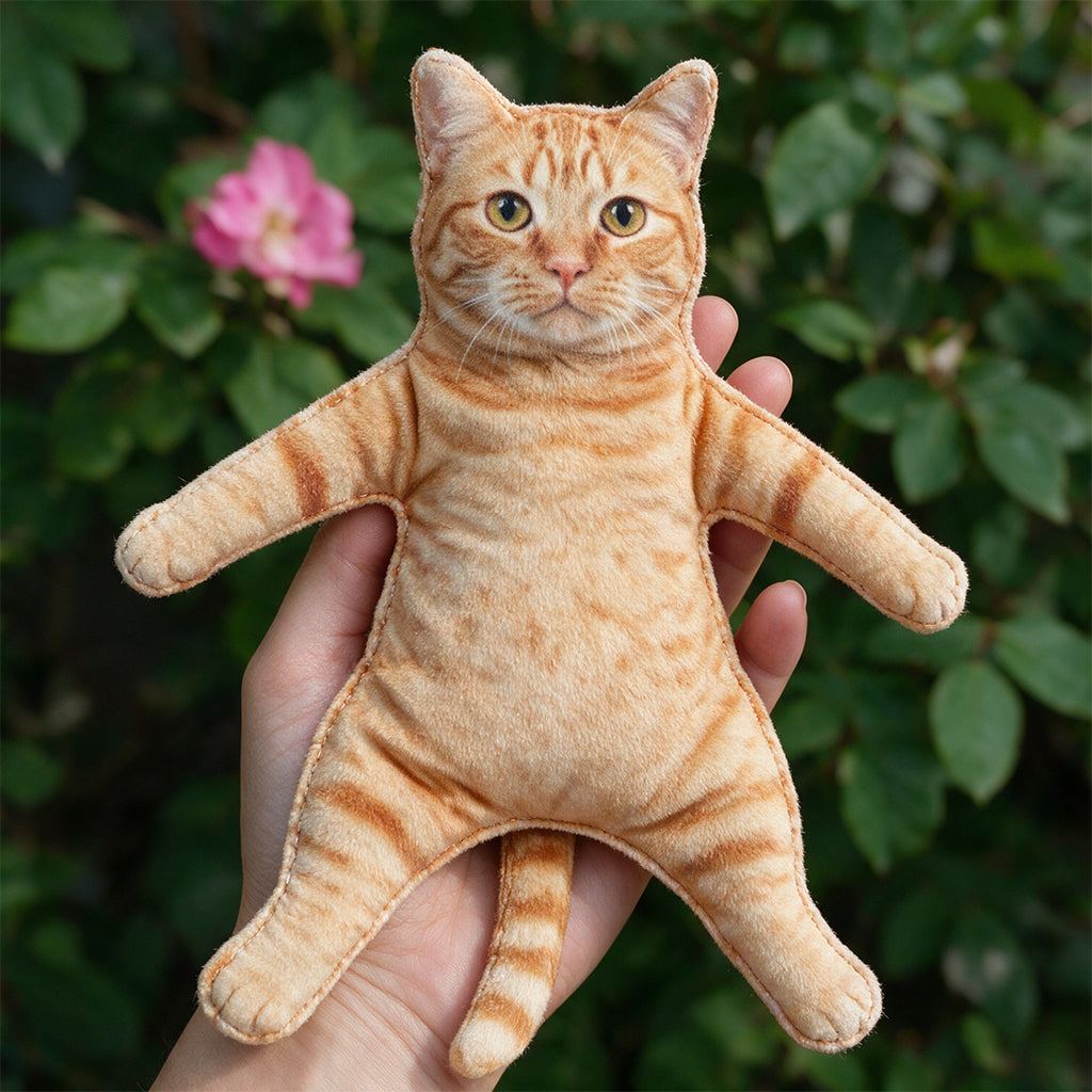 Custom Any Photo - Personalized Dog Posable Plush Doll