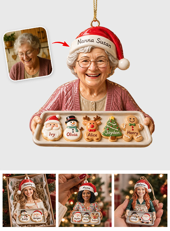 Cookie Tray - Personalized Baking Premium 3D Ornament