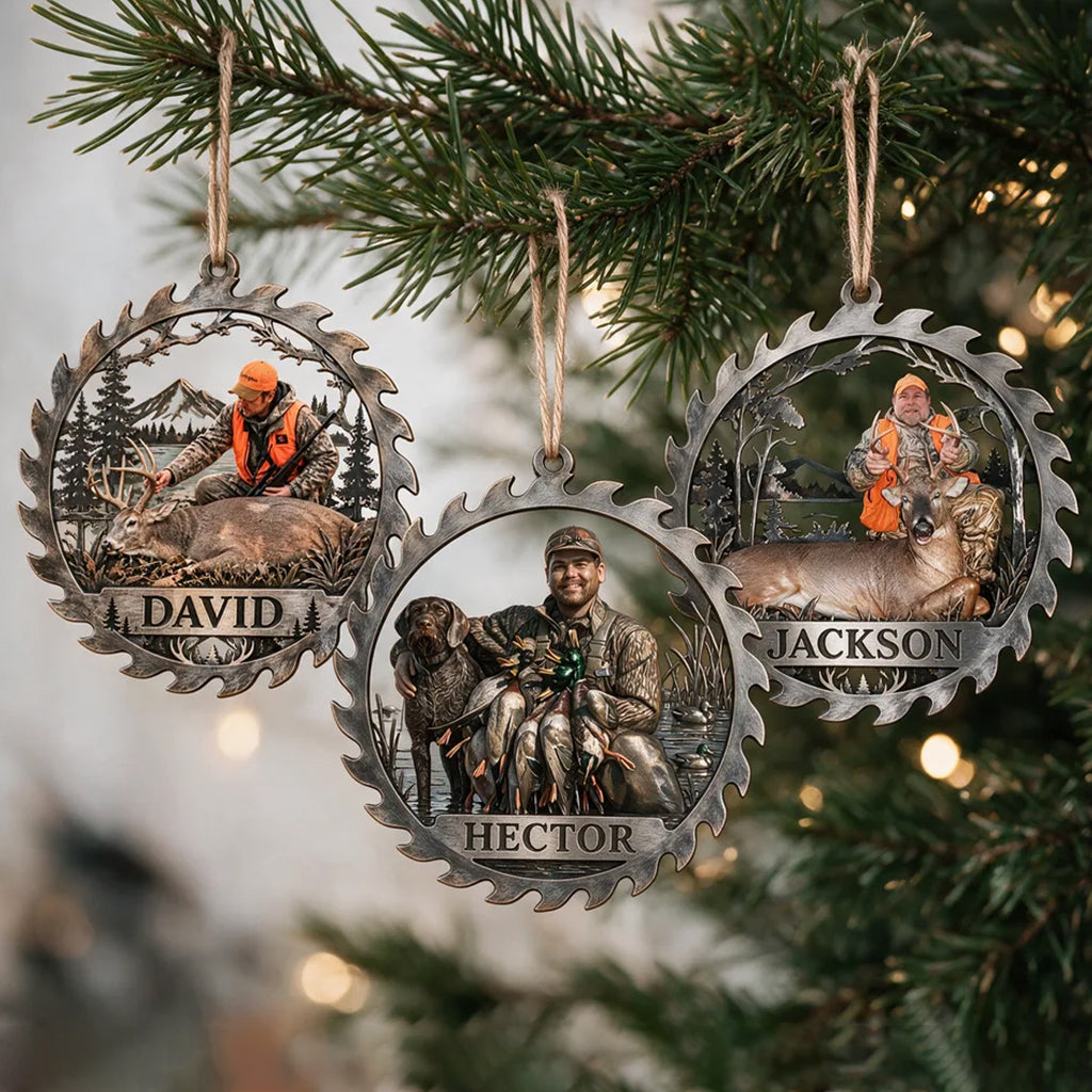 Custom From Any Photo - Personalized Hunting Ornament