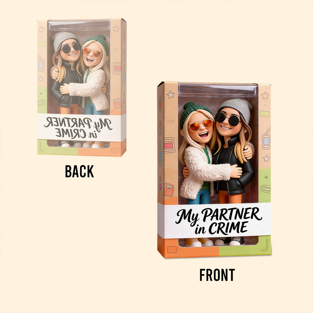 Friends Forever - Personalized Bestie Custom Shaped Acrylic Plaque