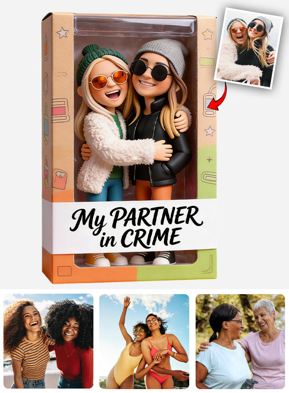 Friends Forever - Personalized Bestie Custom Shaped Acrylic Plaque