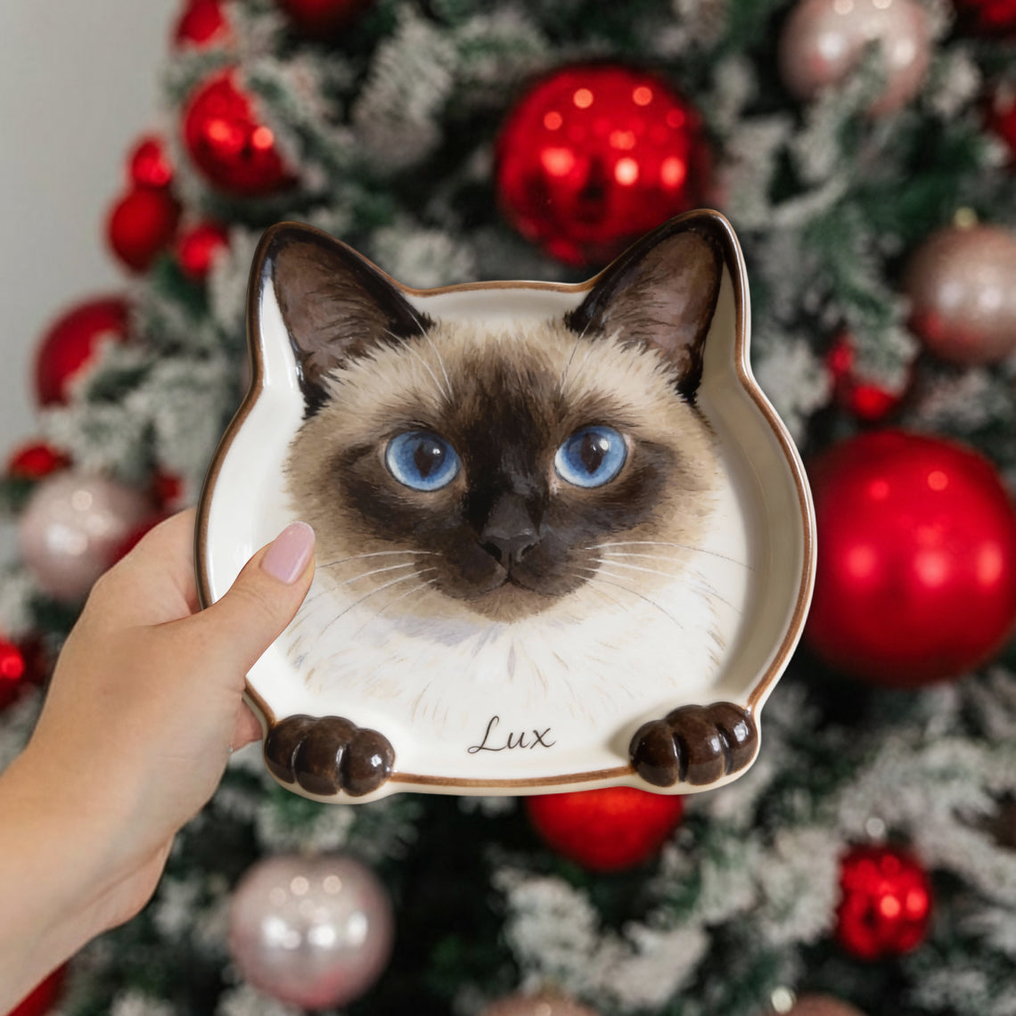 Custom Photo - Personalized Cat Catch-All Tray