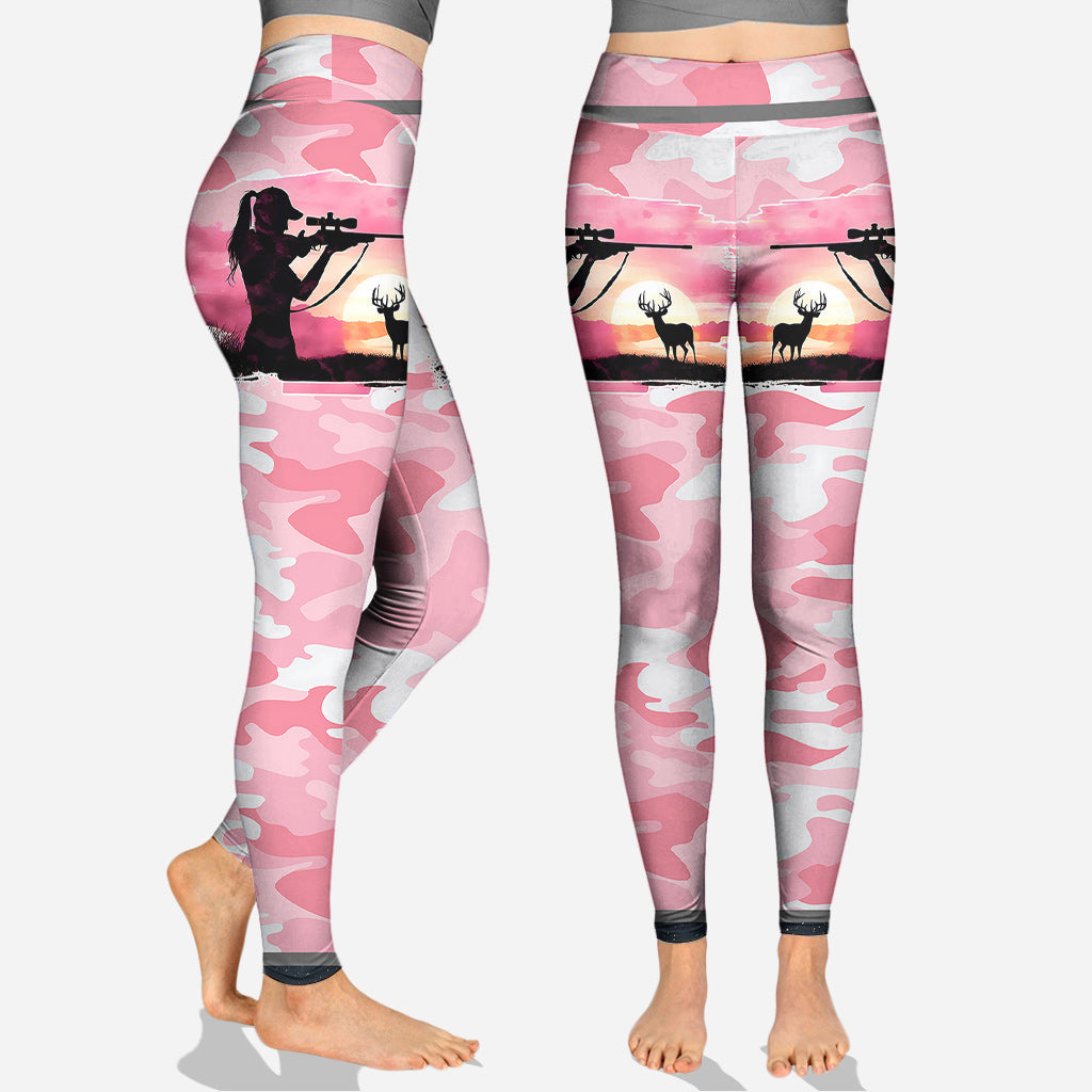 Pink Camo - Personalized Hunting Hoodie and Leggings