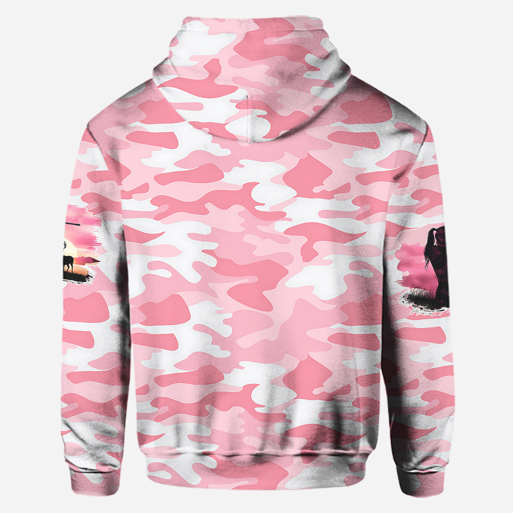Pink Camo - Personalized Hunting Hoodie and Leggings
