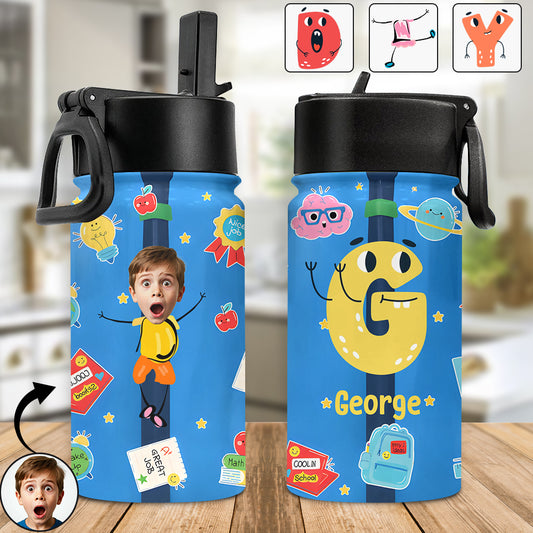 Back To School - Personalized Teacher Kids Water Bottle