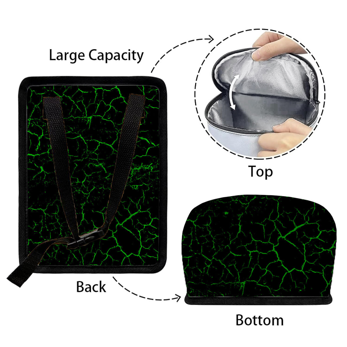 F Around And Find Out - Personalized Skull Portable Car Trash Can/ Organizer