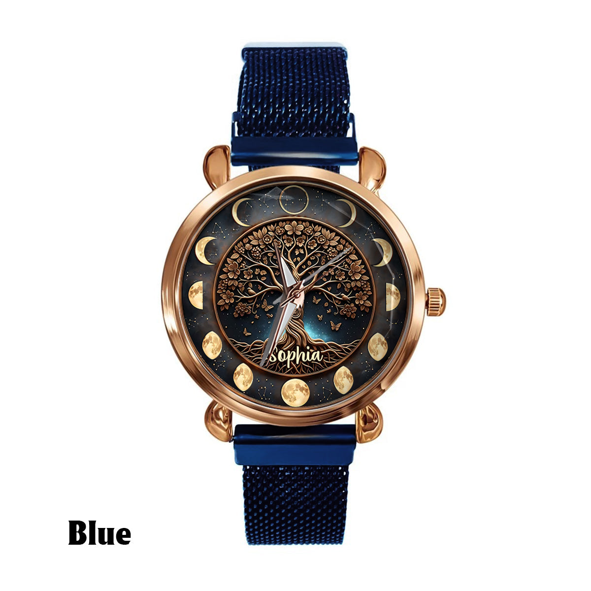 Moon Phase - Personalized Witch Women Hand Watch