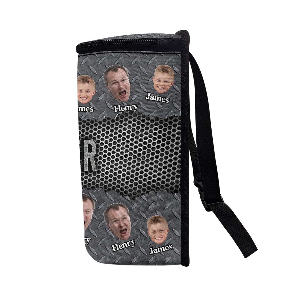 Best Dad Ever - Personalized Father Portable Car Trash Can/ Organizer