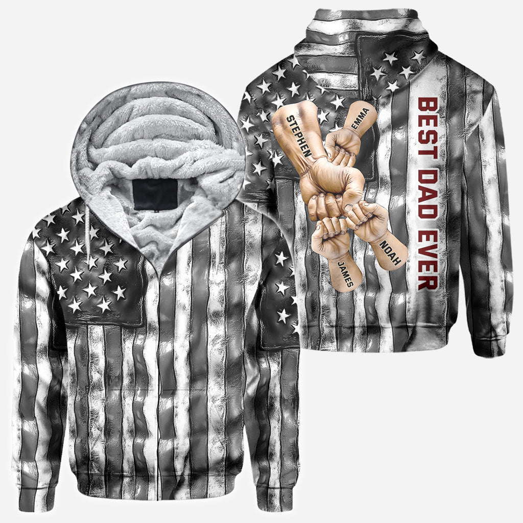 Best Dad Ever - Personalized Father All Over Shirt