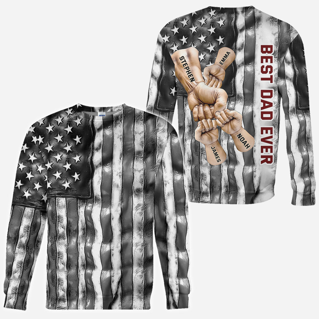 Best Dad Ever - Personalized Father All Over Shirt