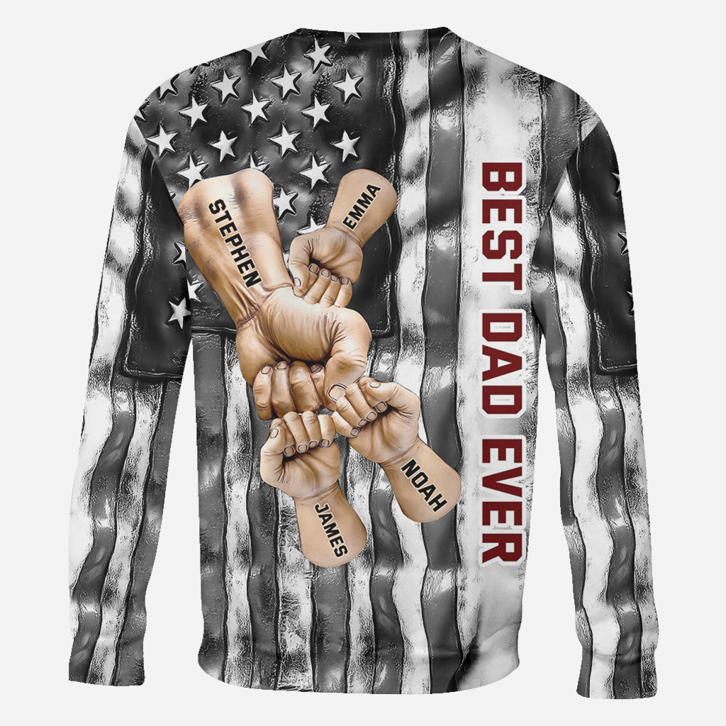 Best Dad Ever - Personalized Father All Over Shirt