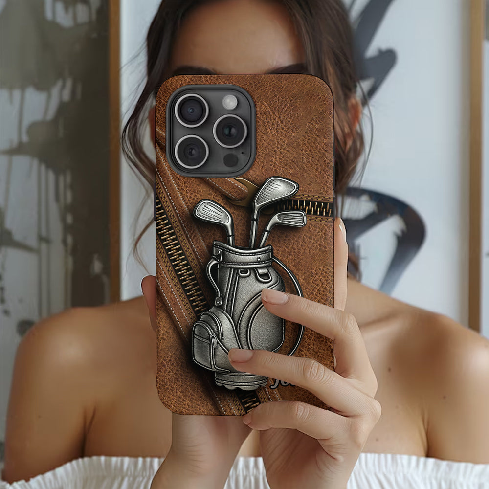 Golf Is A Good Walk Spoiled - Personalized Golf Full Print Phone Case