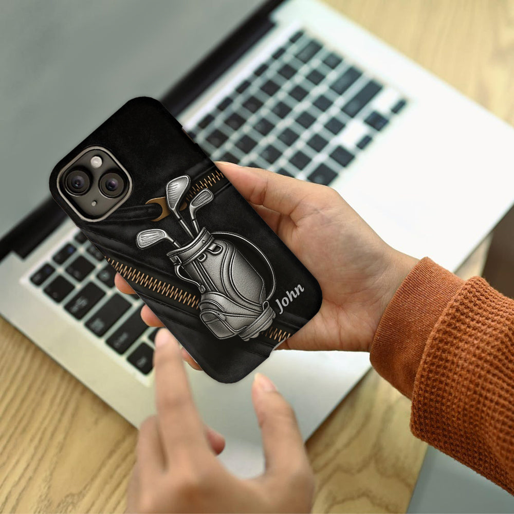 Golf Is A Good Walk Spoiled - Personalized Golf Full Print Phone Case