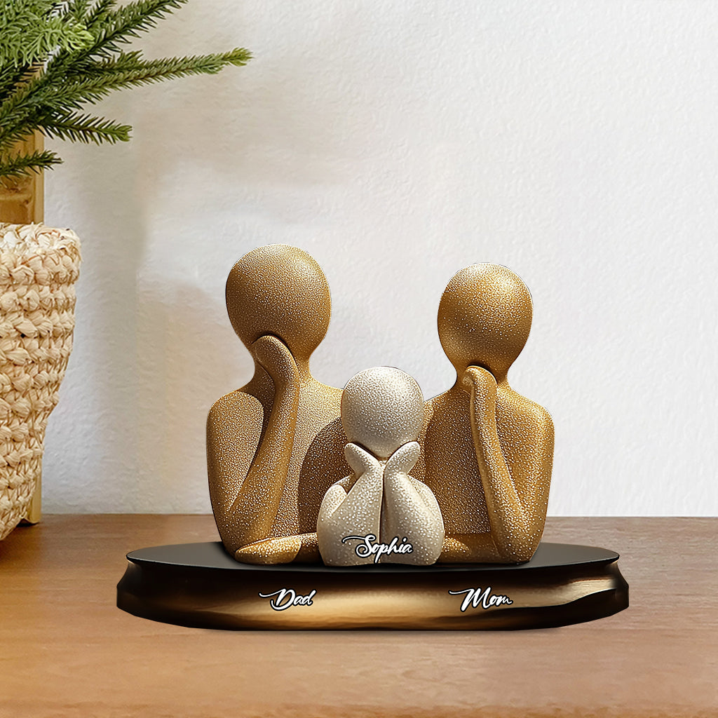 Family Forever - Personalized Family Custom Shaped Acrylic Plaque