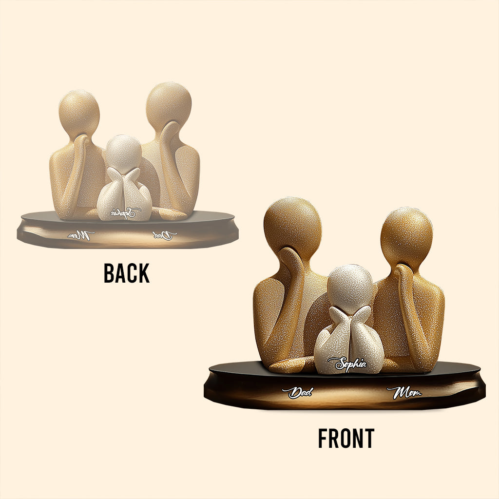 Family Forever - Personalized Family Custom Shaped Acrylic Plaque