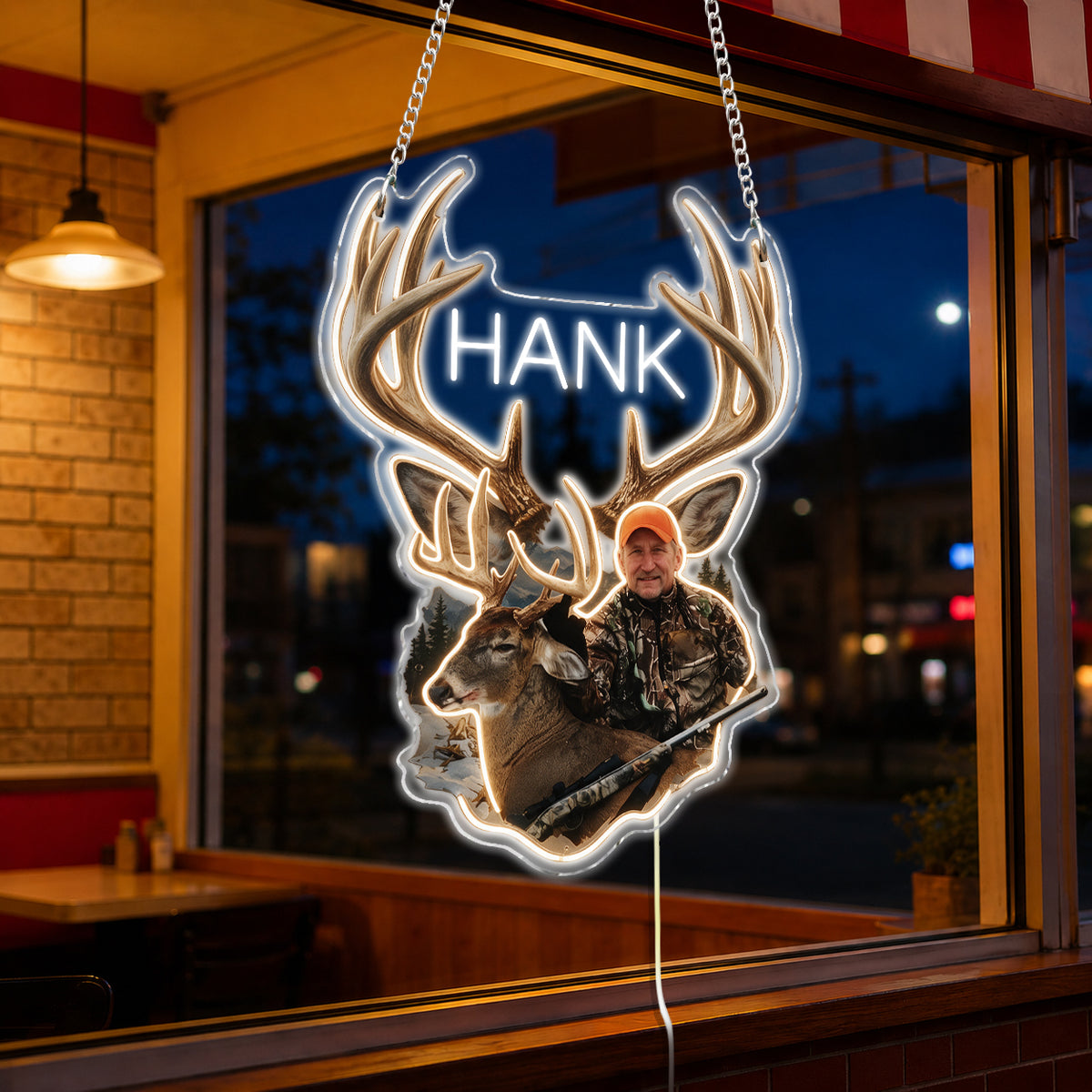 Custom From Any Photo - Personalized Hunting Neon LED Light Sign