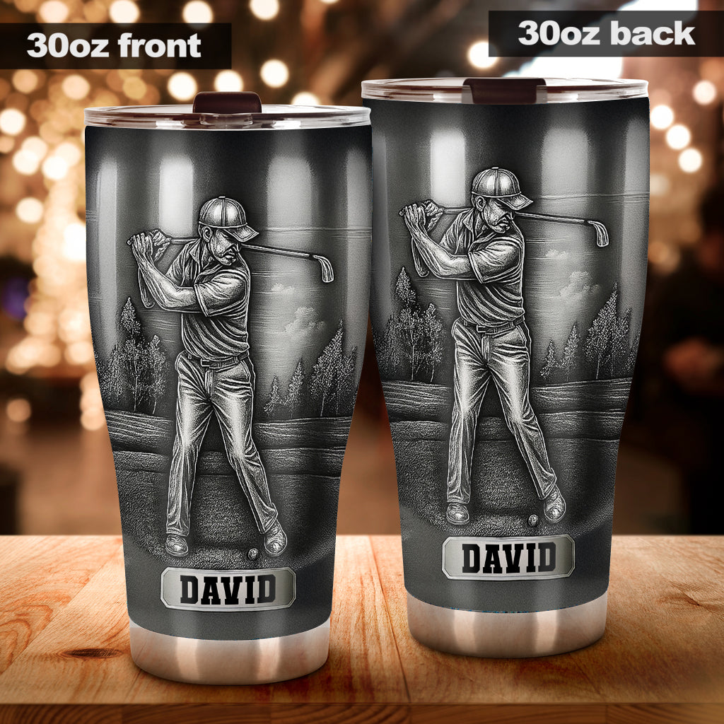 The Coolest Golfer - Personalized Golf Tumbler
