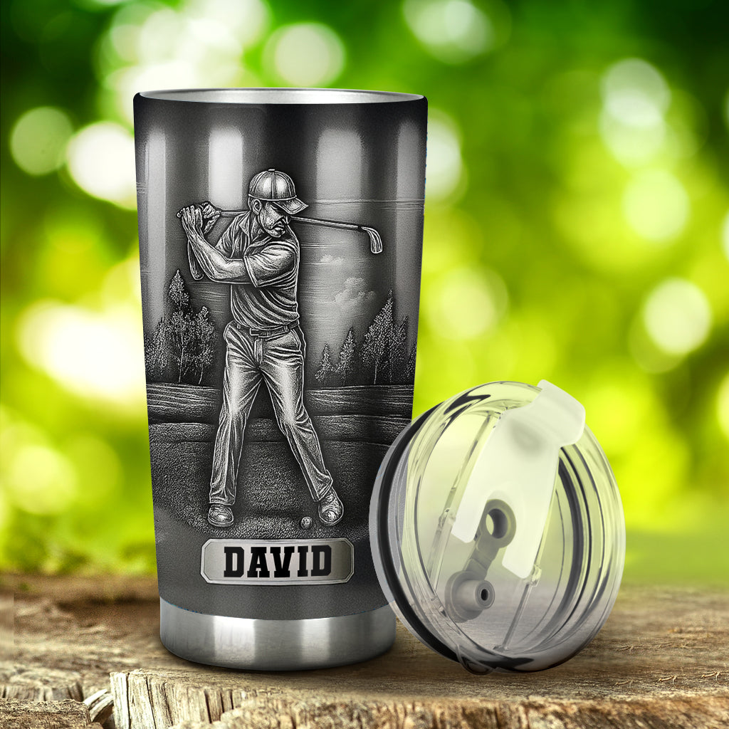 The Coolest Golfer - Personalized Golf Tumbler