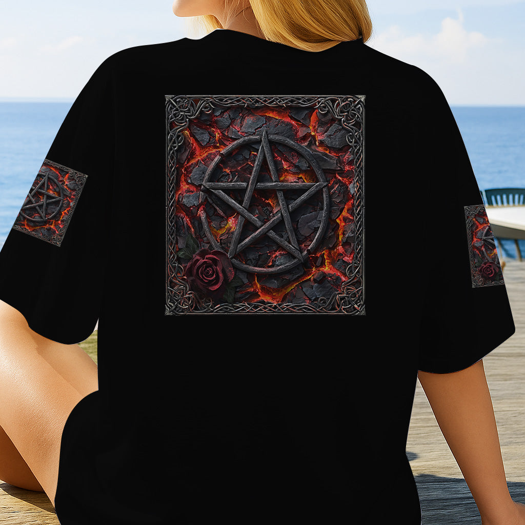 Purple Witch - Personalized Witch All Over Shirt
