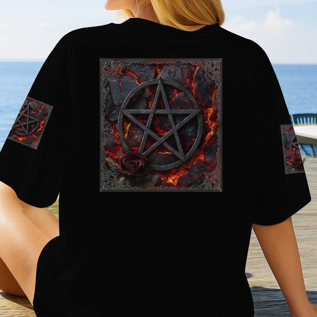 Purple Witch - Personalized Witch All Over Shirt