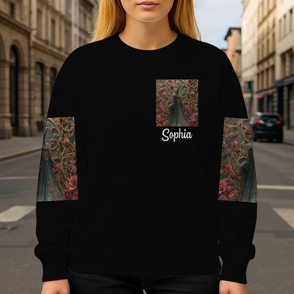 Purple Witch - Personalized Witch All Over Shirt